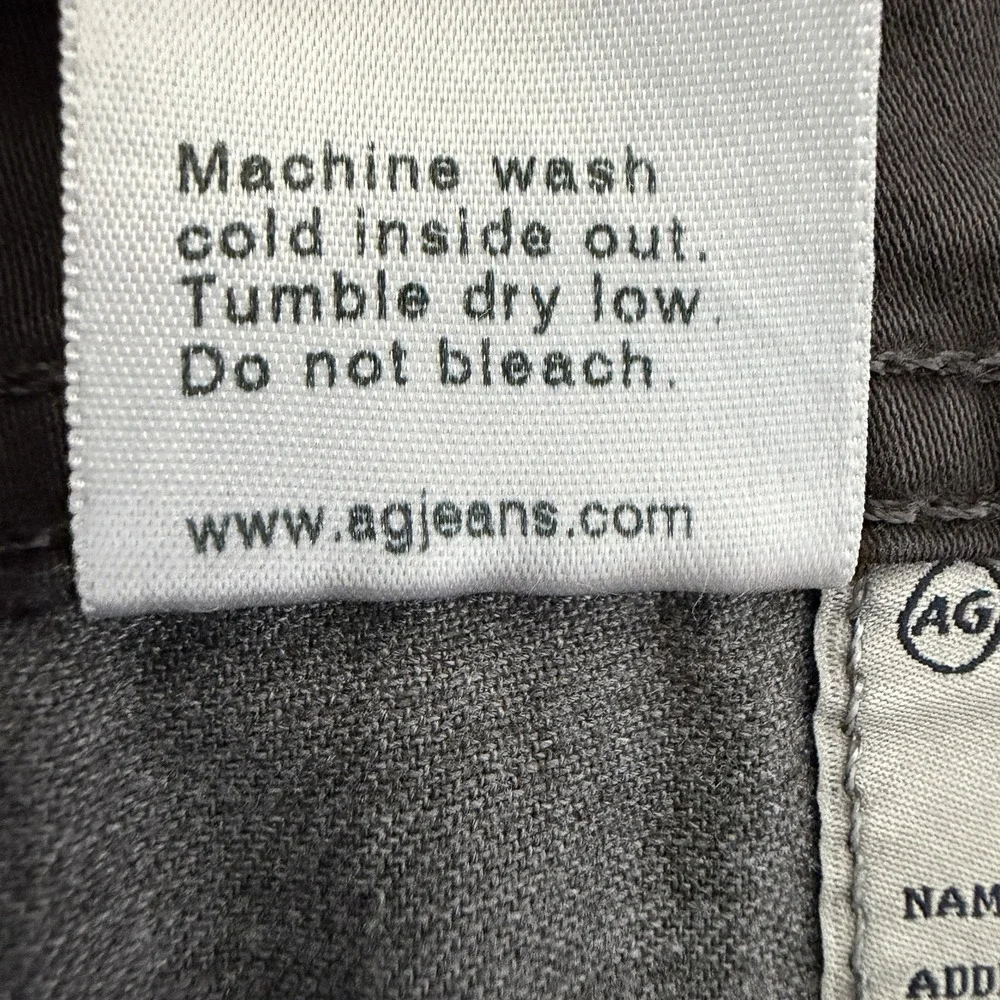 AG Adriano Goldschmied Mens Protege Jeans 36 Gray Straight Leg USA Minimalist